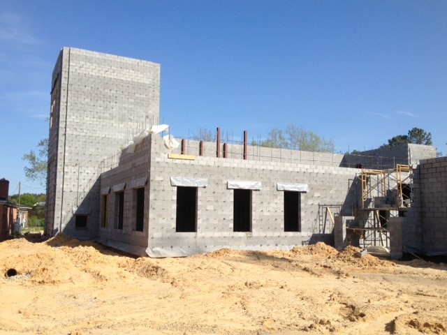 Fire Station Construction in April